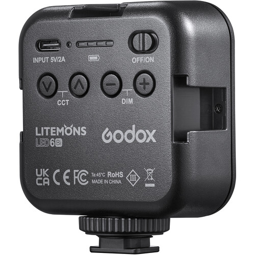 Godox Litemons LED6BI Bi-Color Pocket-Size LED Video Light - 2